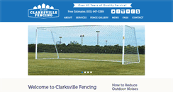 Desktop Screenshot of clarksvillefencing.com